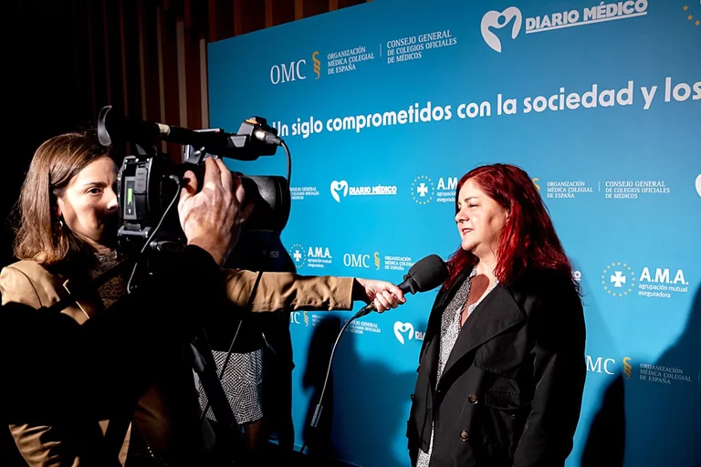 Celia Gómez, directora general de Ordenación Profesional del Ministerio de Sanidad, en el evento. FOTO: JOSÉ LUIS PINDADO