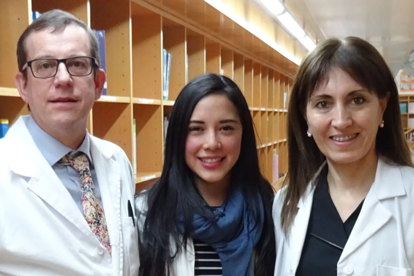 Jordi Salas, Indira Paz-Graniel y Nancy Babio