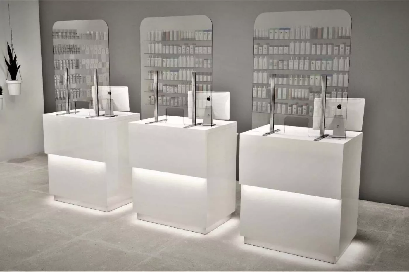 Mamparas de protección para la farmacia, de Inside Pharmacy 