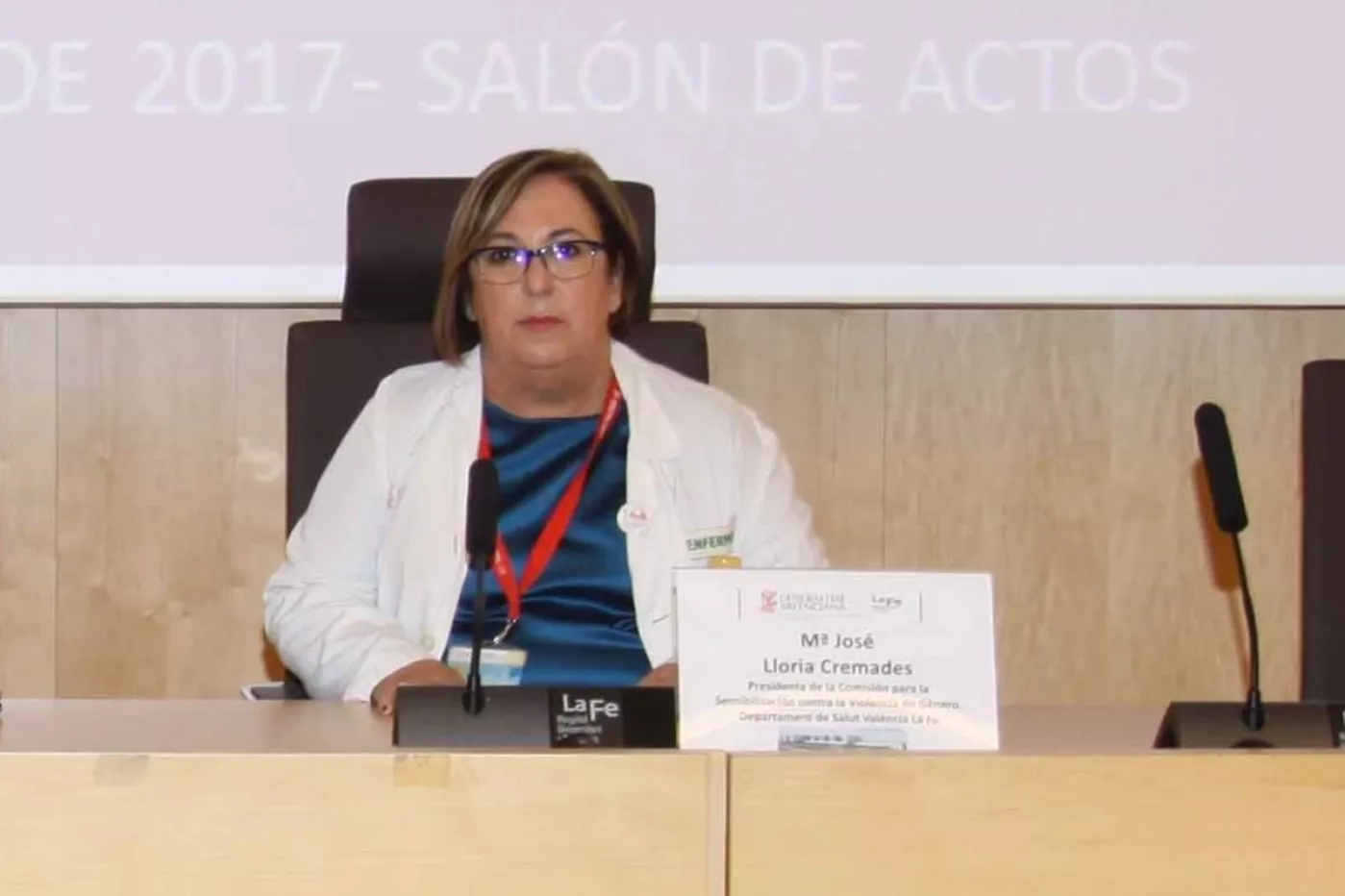 María José Lloria, comisionada de Atención Primaria y Comunitaria del Sistema Valenciano de Salud.