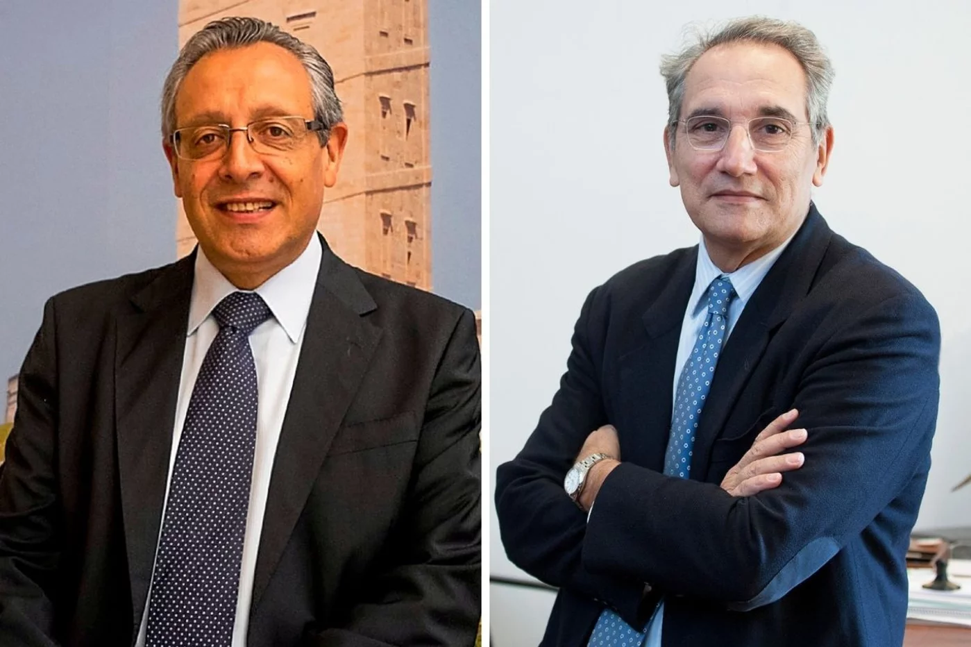 Tomás Toranzo, presidente de CESM, y Vicenç Martínez, director de Ordenación Profesional del Ministerio de Sanidad, en fotos de archivo.