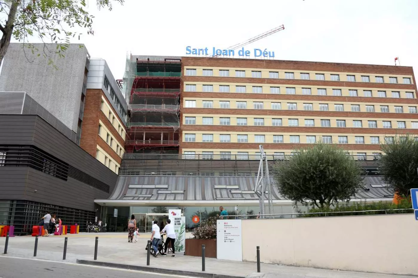 Hospital Materno-infantil de Sant Joan de Déu, de Esplugas, en Barcelona.