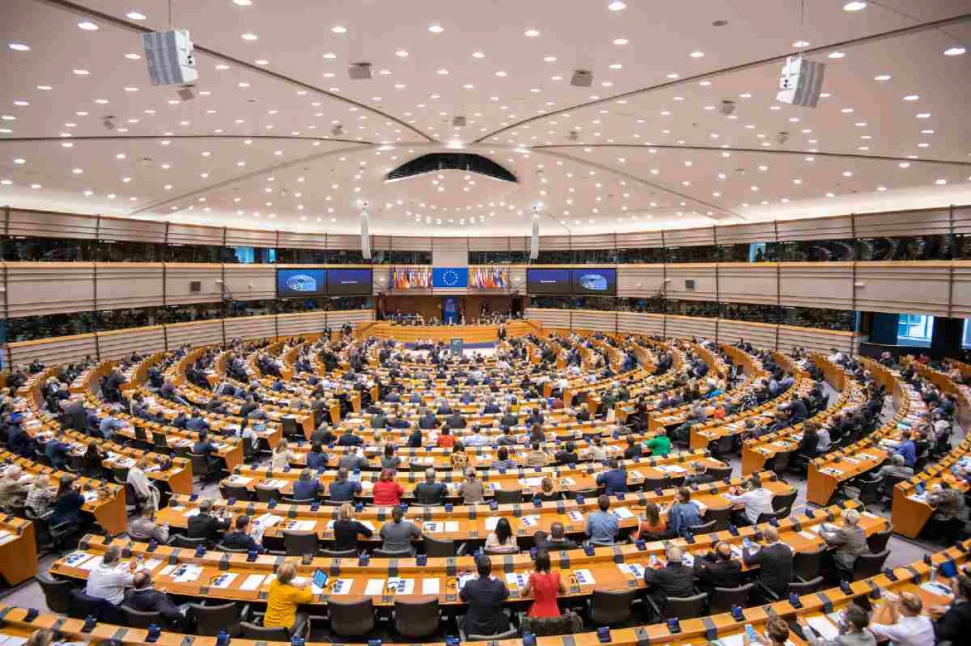 Parlamento Europeo en Bruselas.