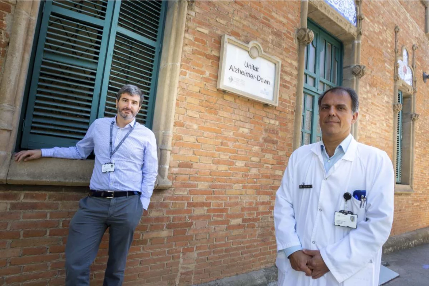 Juan Fortea, Jefe de la Unidad Alzheimer Down - Albert Lleo Bisa Director de la Unidad de Memoria. ambos del Servicio de Neurología Hospital Sant Pau. (Foto: Jaume Cosialls)