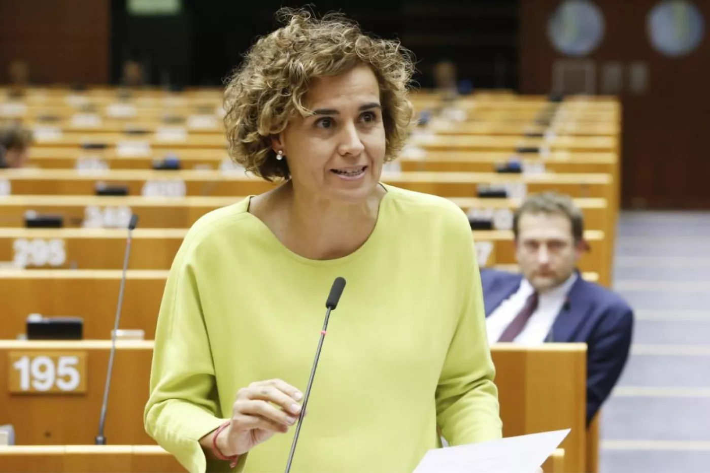 Dolors Montserrat, portavoz del Partido Popular en el Parlamento Europeo y ponente de la estrategia. 