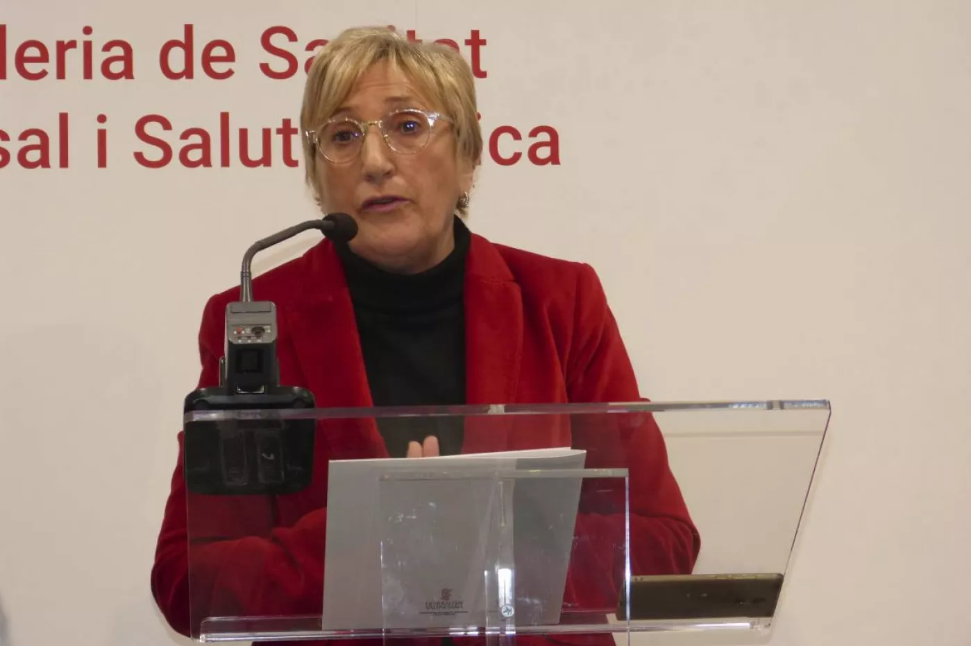 Ana Barceló Chico, consejera de Sanidad de Valencia.
