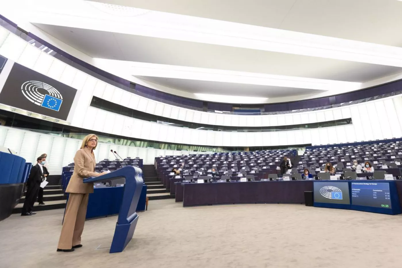 El Parlamento Europeo ha debatido y aprobado esta semana la nueva Estrategia Farmacéutica para Europa. (Foto: Parlamento Europeo/Fred Marvaux)