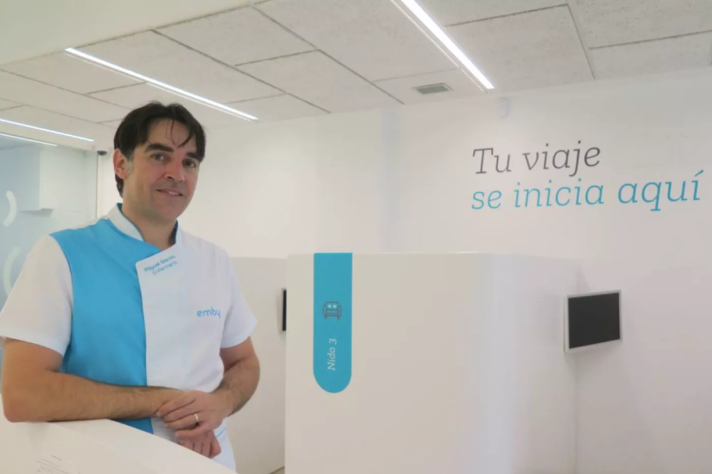 Miguel García es enfermero y CEO de la clínica de reproducción asistida Emby. Foto: COVADONGA DíAZ