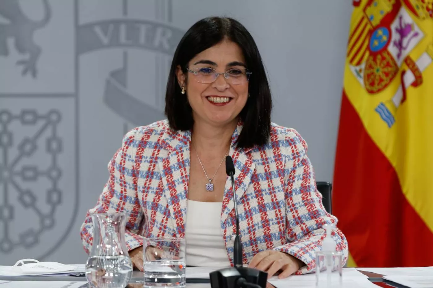 La ministra de Sanidad, Carolina Darias. 