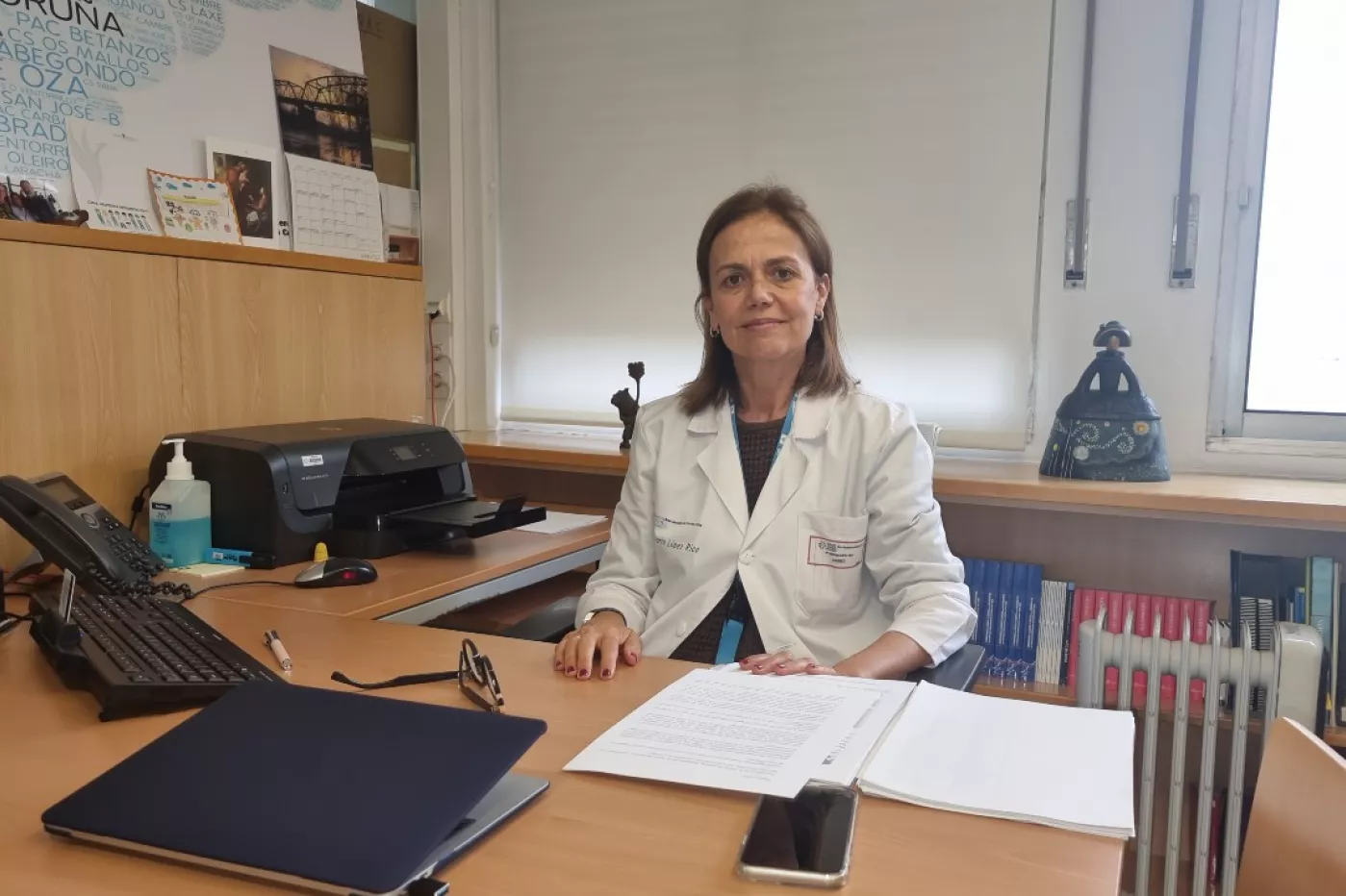 Rosario López Rico, presidenta de la Comisión de Docencia de A Coruña, considera que eliminar la nota de corte supondría acabar con la esencia del sistema. FOTO: CHUAC.