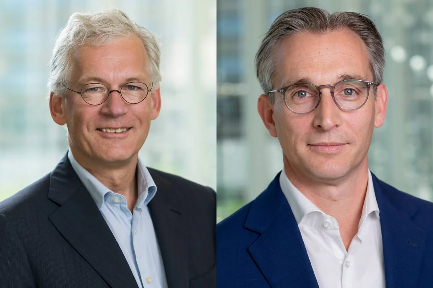 Frans van Houten, presidente y director ejecutivo de Philips, y Roy Jakobs, quien ocupará su cargo a partir del 15 de octubre. Fotos: PHILIPS