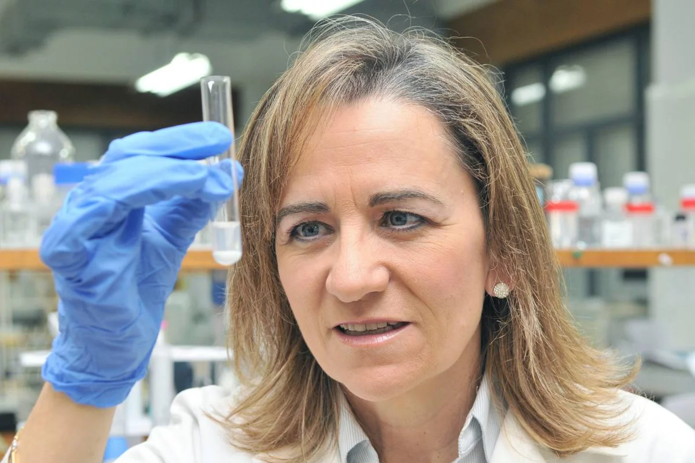 María José Alonso Fernández, catedrática del Departamento de Farmacia y Tecnología Farmacéutica de la Universidad de Santiago de Compostela (USC).