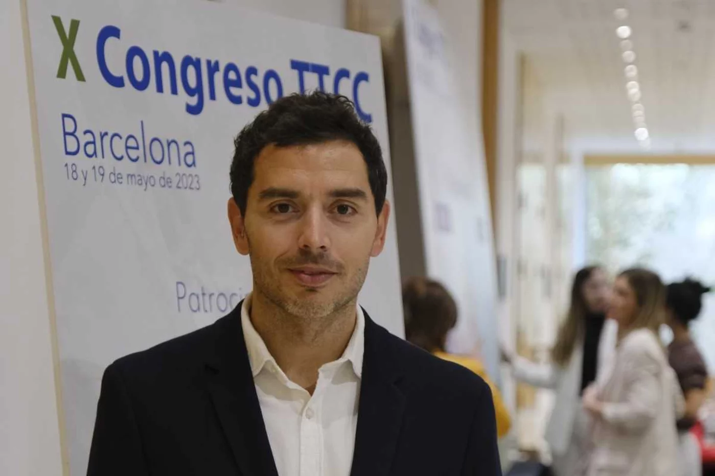 Marc Oliva, del Instituto Catalán de Oncología (ICO) y miembro del TTCC, ha hablado del concepto 'toxicidad financiera'. Foto: CONGRESO TTCC2023