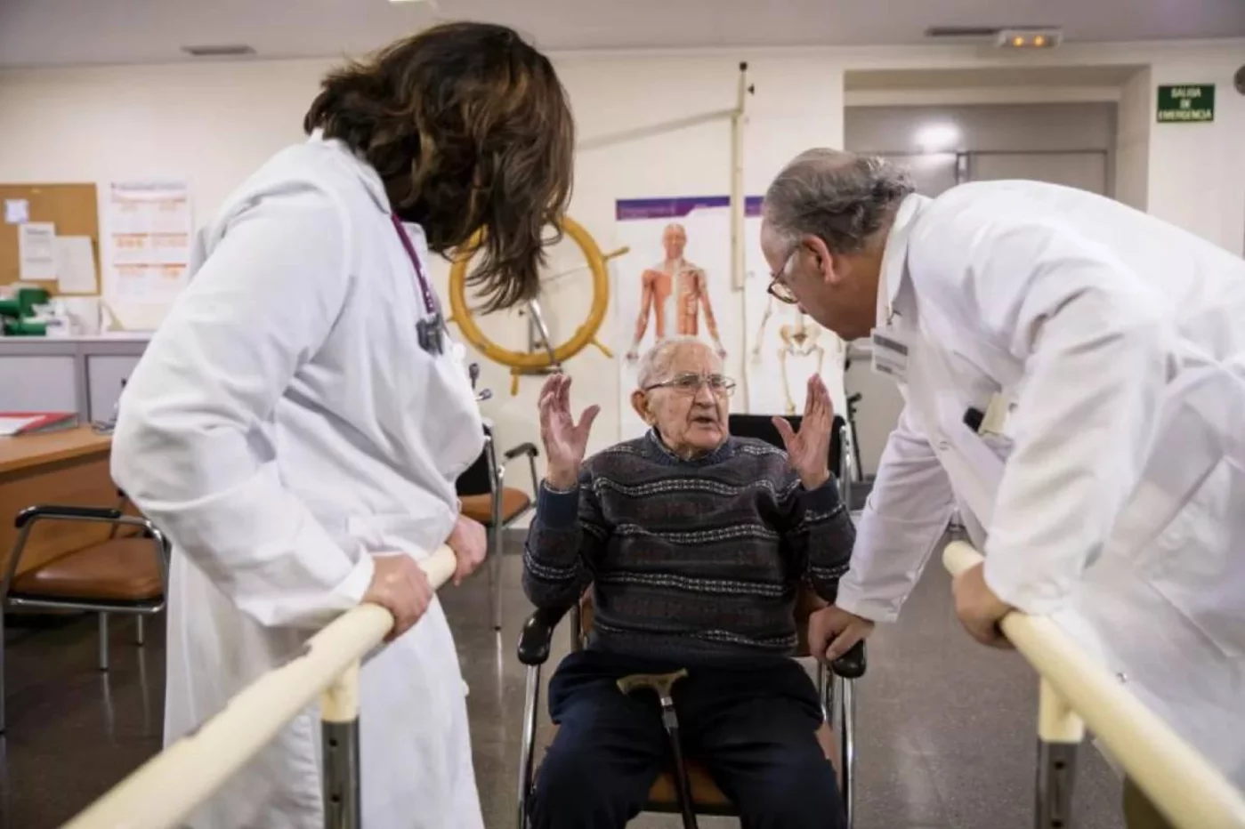 The progressive aging of the population and the increase in the number of chronically ill people is a reality that, according to the President of the WTO, will have a decisive impact on the NHS in the coming years.  Photo: GETAFE HOSPITAL.