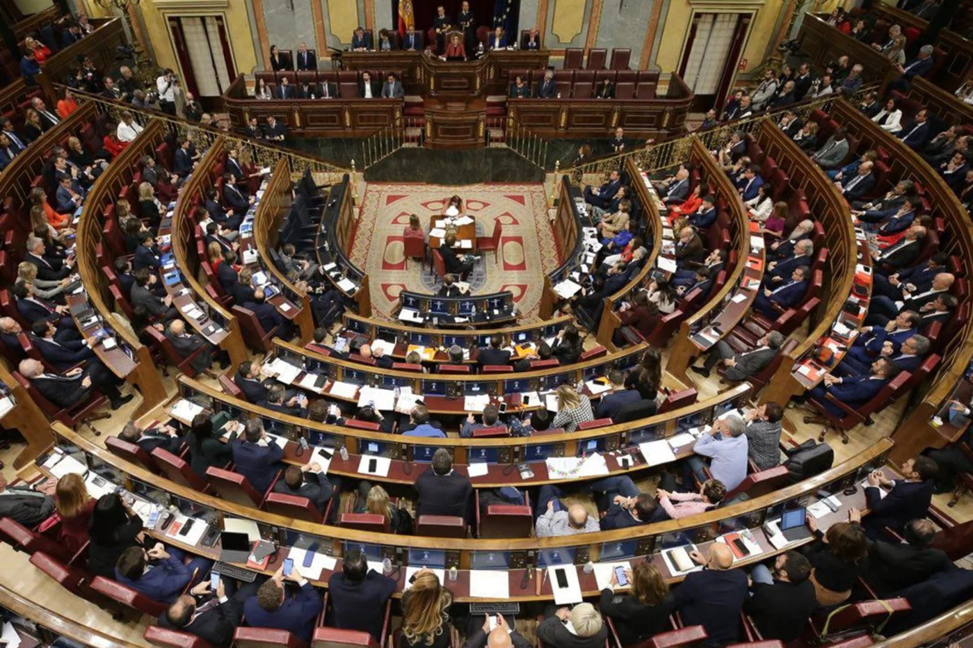 File image of the plenary session of the Congress of Deputies.