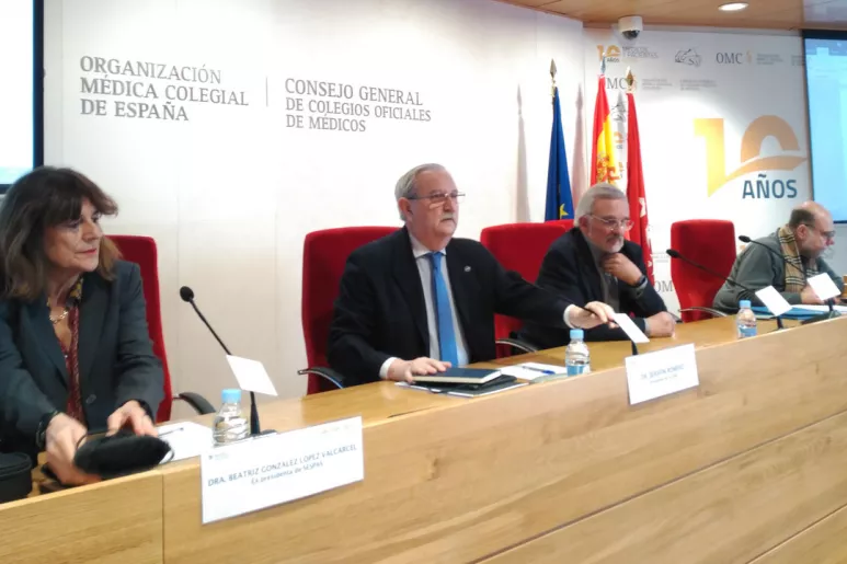 Presentación del informe de la OMC y la Sociedad Española de Salud Pública y Administraciones Públicas (Sespas) sobre iatrogenia y seguridad del paciente.