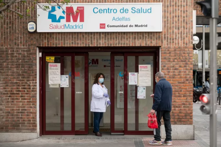 Centro de salud de Madrid durante la epidemia de coronavirus (José Luis Pindado)