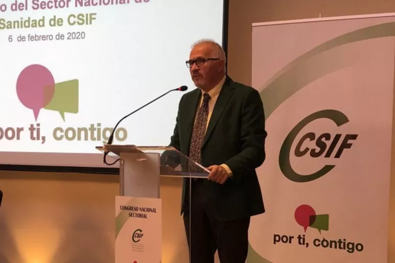 Javier Martínez, presidente de CSI-F Sanidad.