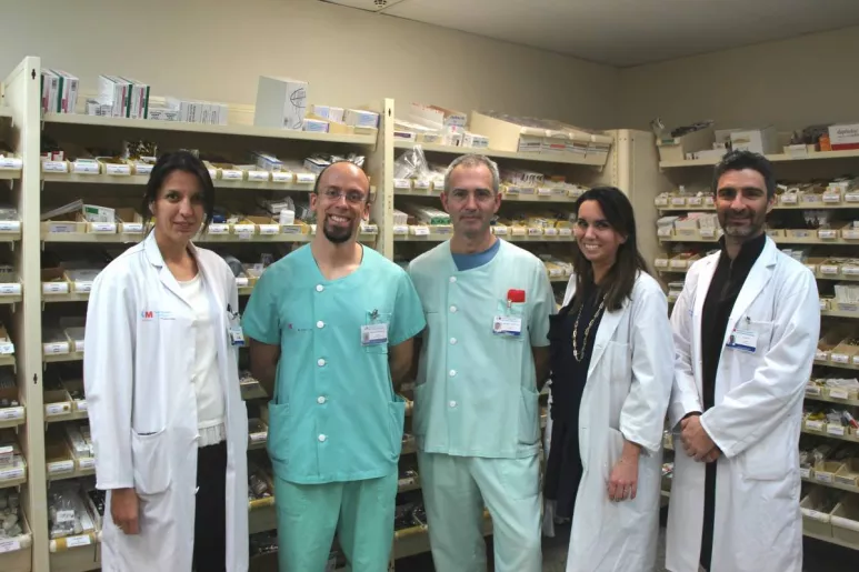 Equipo del Hospital de Fuenlabrada que ha desarrollado la aplicación 'Farma OPERA'.