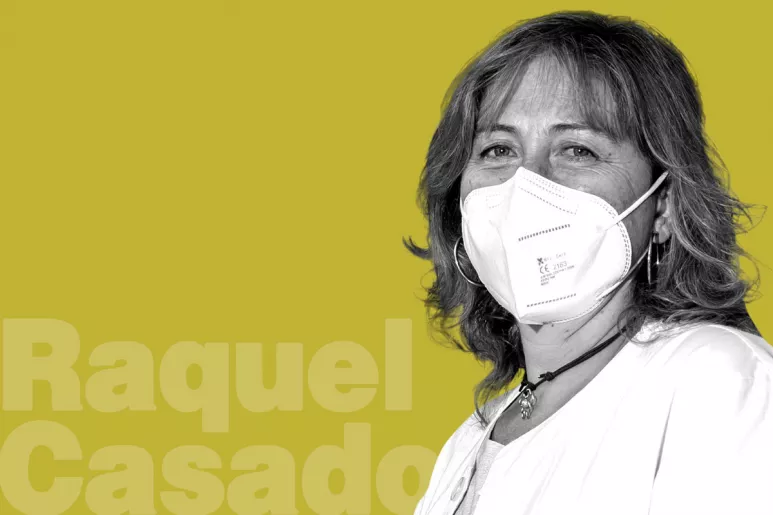 Raquel Casado, farmacéutica de Buitrago de Lozoya (Madrid) y vocal de titulares de farmacia rural del COF de Madrid.