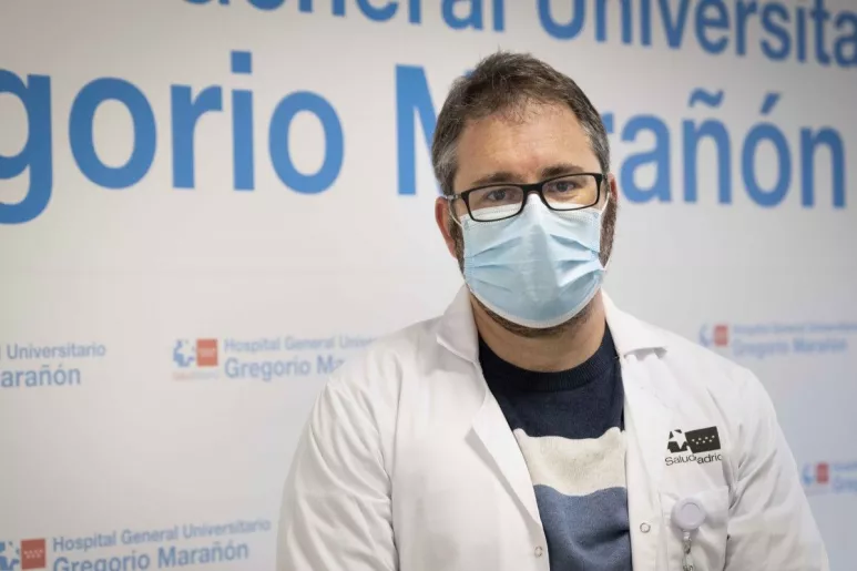Rafael González Cortés, intensivista de la UCI pediátrica del Hospital Gregorio Marañón, de Madrid. 