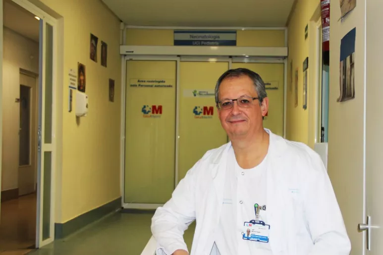 José Antonio Martínez Orgado, responsable de Neonatología del Hospital Clínico de Madrid. FOTO: HCSC. 