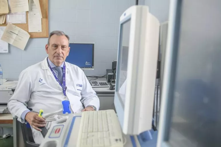 Txantón Martínez-Astorquiza, presidente de la Sociedad Española de Ginecología y Obstetricia (SEGO) y jefe de Servicio en el Hospital Universitario de Cruces, en Bilbao, en una foto de 2019.