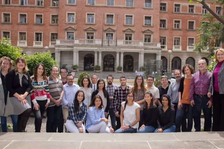 Miembros del grupo de investigadores del CiberFES y de la Universidad de Barcelona. FOTO: UB. 