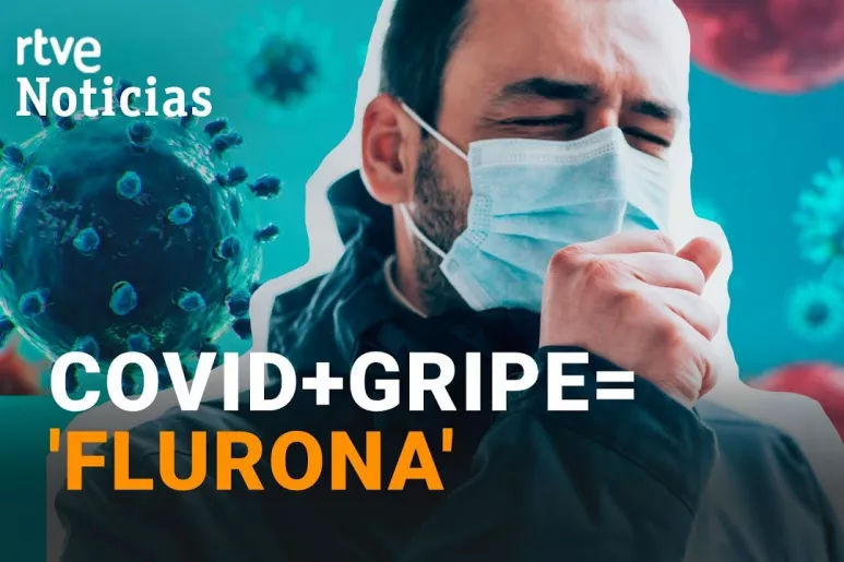 De 'flu' y 'corona' se forma 'flurona' en inglés, pero de 'gripe' y 'covid-19' no se forma *flurona* en español, no.