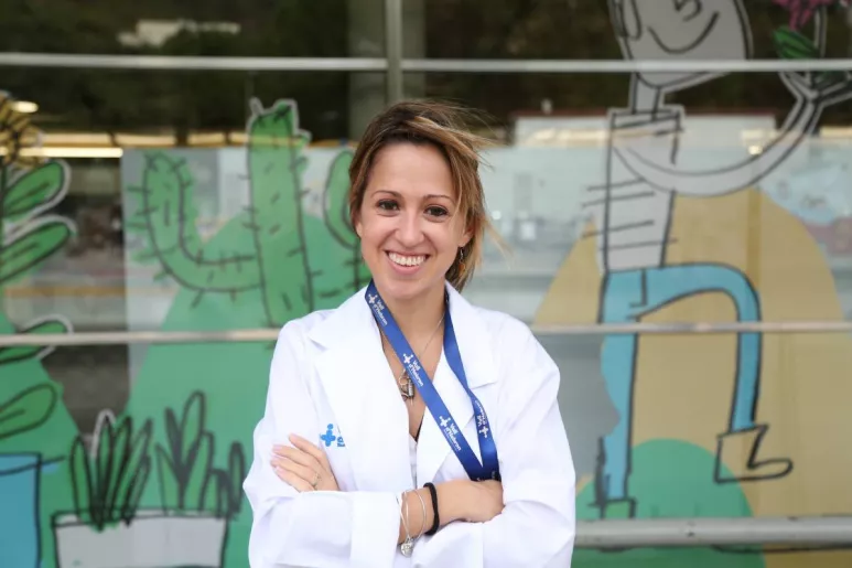 Laia Ventura Expósito, enfermera gestora de neurología pediátrica, en el Hospital Universitario Valle Hebron.