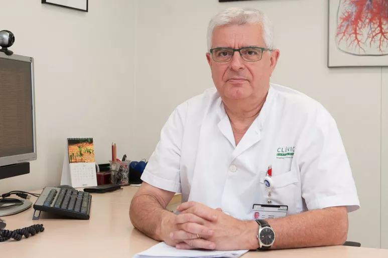 Antoni Torres, jefe de grupo del CIBER de Enfermedades Respiratorias (Ciberes) en el Hospital Clínic de Barcelona.