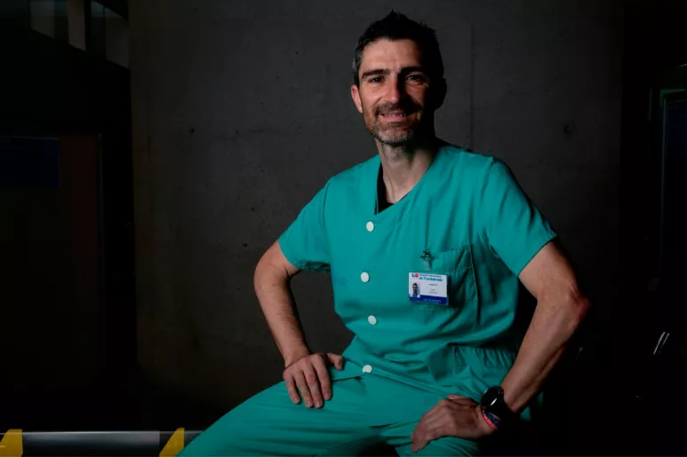 Mario García Gil, nuevo presidente de la Sociedad Madrileña de Farmacéuticos de Hospital, es jefe del Servicio de Farmacia del Hospital Universitario de Fuenlabrada. (José Luis Pindado)