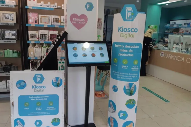 Kiosco desarrollado por Hefame para las farmacias. 