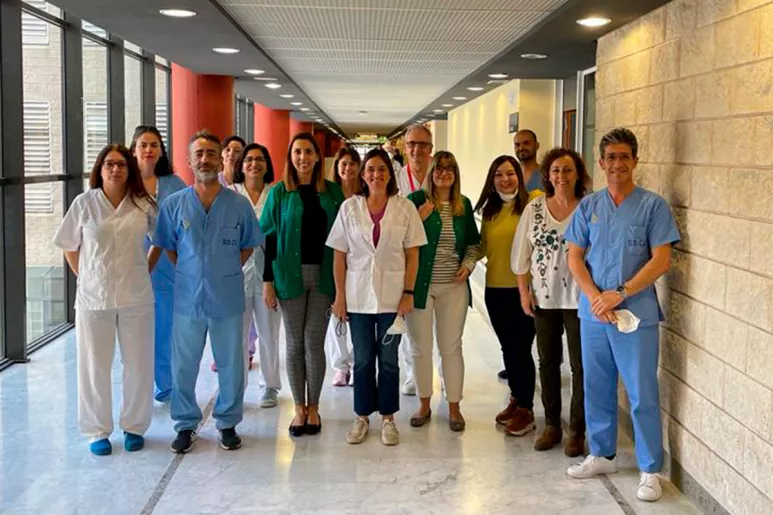 Equipo de Enfermería de Aféresis del Servicio de Hematología del Hospital Universitario Gran Canaria Doctor Negrín, de Las Palmas de Gran Canaria.