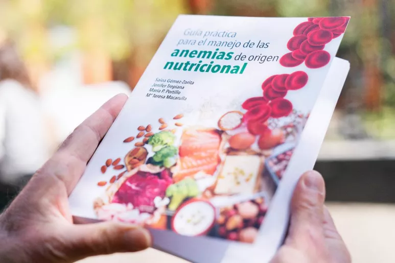 'Guía práctica para el manejo de las anemias de origen nutricional', de la UPV. Foto: NURIA GONZÁLEZ. UPV/EHU. 