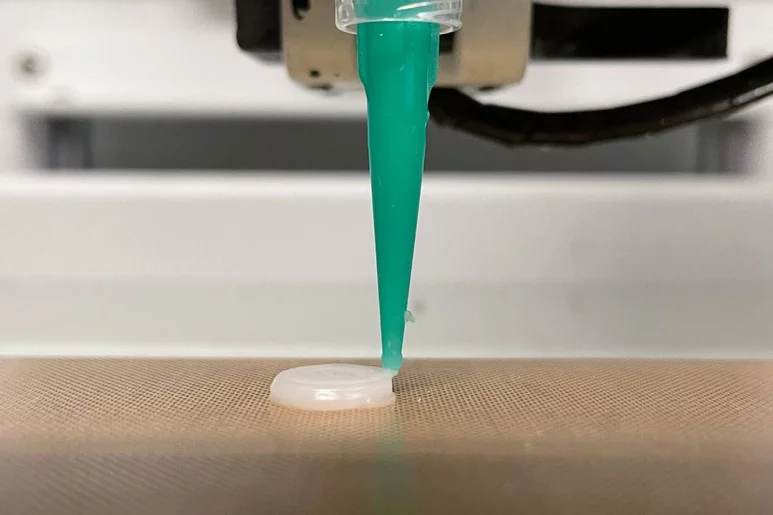 La técnica de impresión 3D utilizada por los investigadores de la UPV/EHU ha sido la extrusión de semisólidos.
