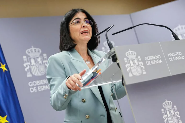 Carolina Darias durante la rueda de prensa. Foto: DANIEL GONZÁLEZ/EFE