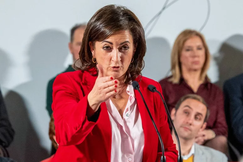 Concha Andreu, presidenta del Gobierno de La Rioja. Foto: EFE/RAQUEL MANZANARES