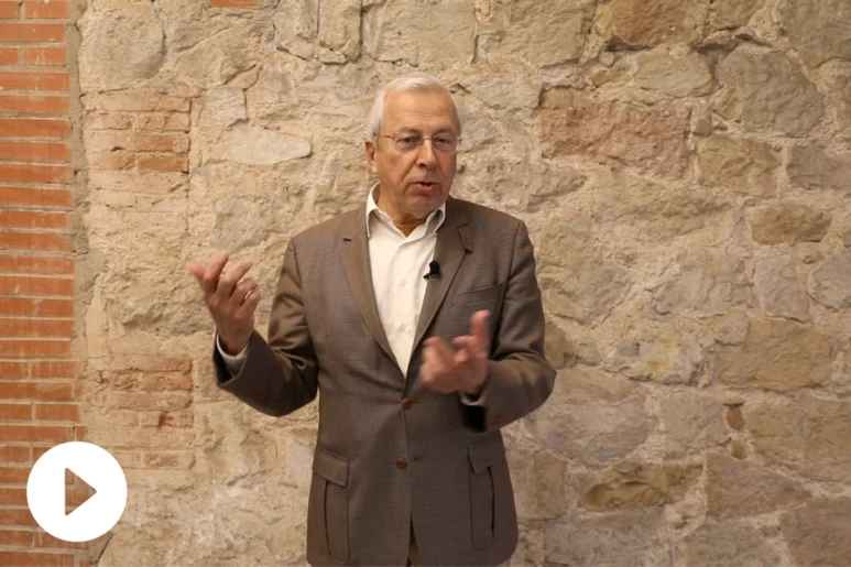 Vicente Ortún, catedrático emérito de Economía y Empresa de la UPF. Vídeo: SERGIO G. VALERO