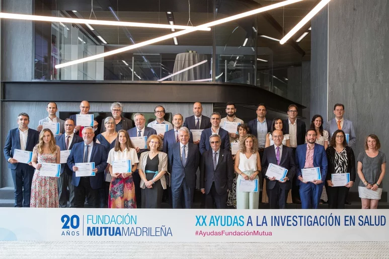 Imagen del acto de entrega de las Ayudas a la Investigación en Salud de Fundación Mutua Madrileña. FOTO: FUNDACIÓN MUTUA MADRILEÑA