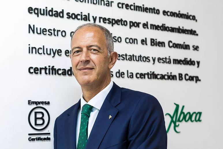 Salvatore Gargano, director general de Aboca España. Foto: SONIA TRONCOSO.