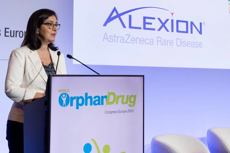 Soraya Bekkali, vicepresidenta senior de Operaciones Comerciales Internacionales de Alexion, la filial de enfermedades raras de AstraZeneca. Foto: ALEXION.