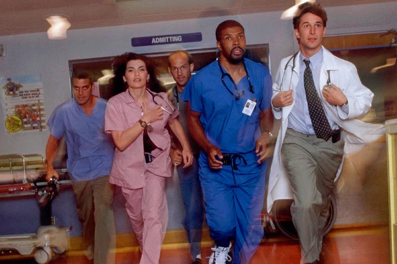 La mítica serie "Urgencias", que la cadena NBC emitió a mediados de los 90, con George Clooney como protagonista, fue semillero de muchas vocaciones médicas. Foto: NBC.