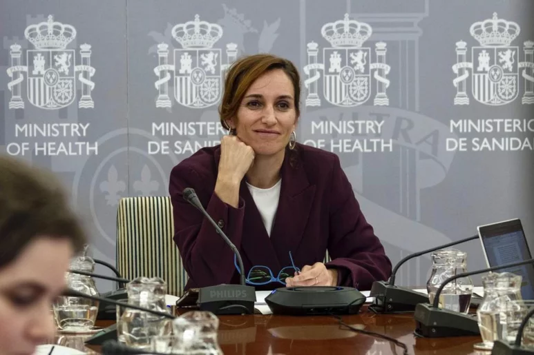 La ministra de Sanidad, Mónica García, durante la reunión del Consejo Interterritorial del Sistema Nacional de Salud. Foto: EFE